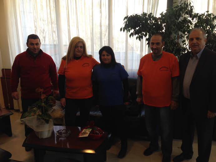 Η εθελοντική ομάδα Ριζαρίου στο Δήμαρχο Έδεσσας